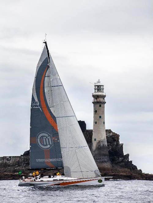 Swan 60 SGM (GER) round the Fastnet Rock ©  Rolex/Daniel Forster http://www.regattanews.com